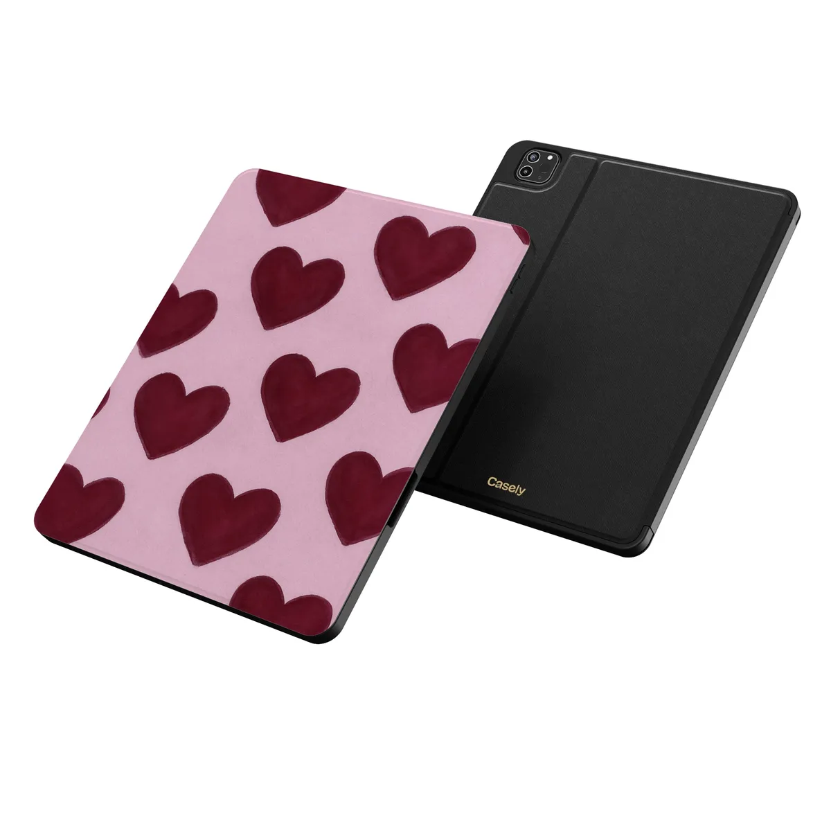 Whole Lotta Love | Plum Hearts iPad Case - Image 2