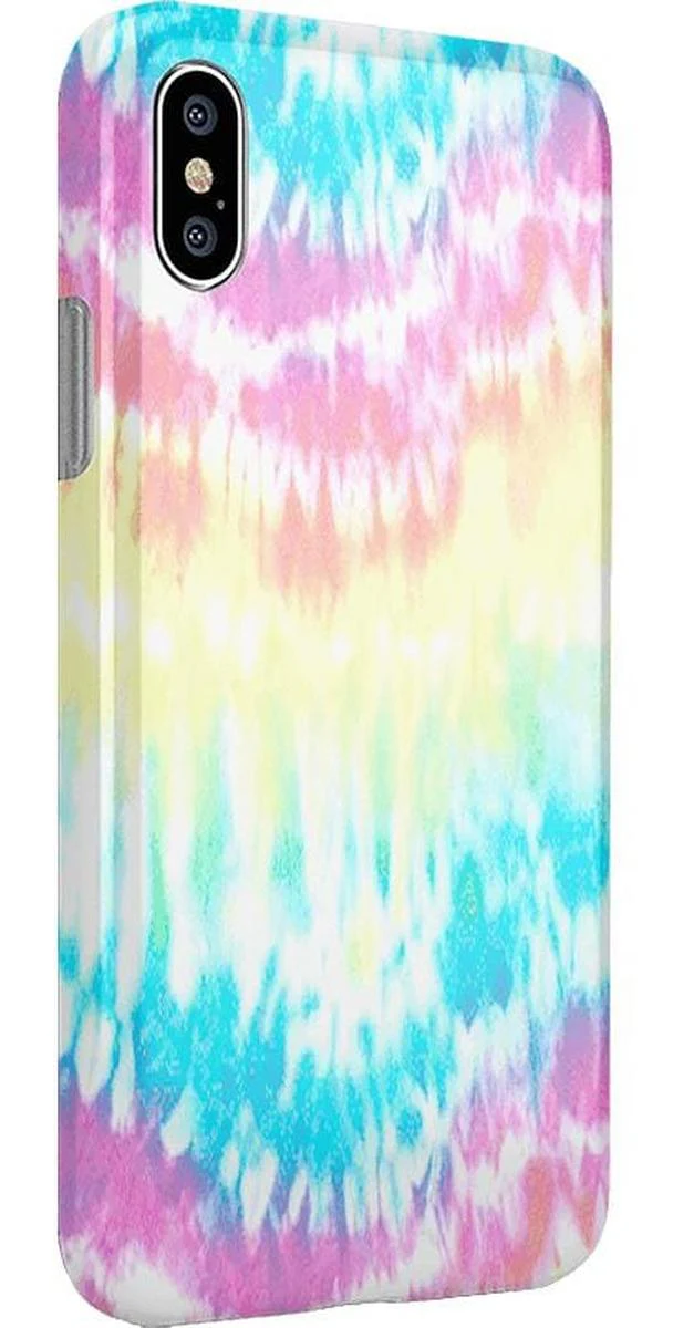 Wild & Free | Classic Rainbow Tie Dye iPhone Case - Image 13