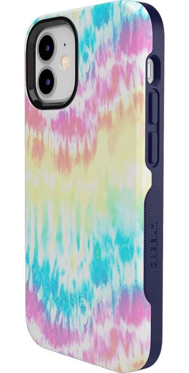 Wild & Free | Classic Rainbow Tie Dye iPhone Case - Image 34