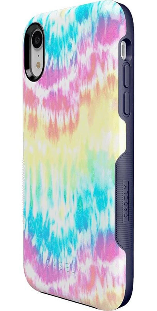 Wild & Free | Classic Rainbow Tie Dye iPhone Case - Image 43
