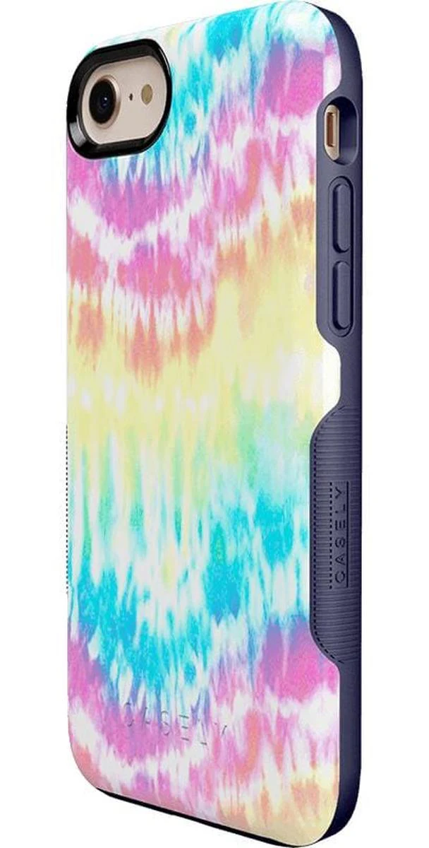 Wild & Free | Classic Rainbow Tie Dye iPhone Case - Image 49