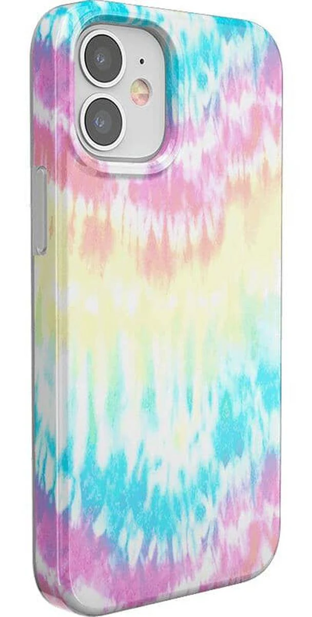 Wild & Free | Classic Rainbow Tie Dye iPhone Case - Image 5