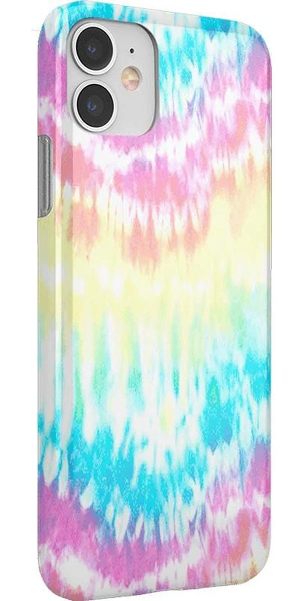 Wild & Free | Classic Rainbow Tie Dye iPhone Case - Image 8
