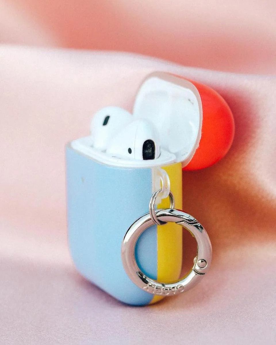 Yellow, Red & Blue | Colorblock AirPods Case - Image 10
