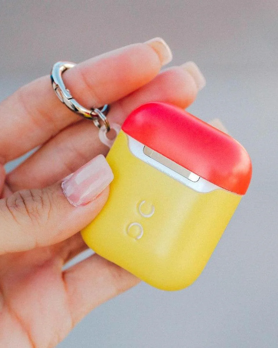 Yellow, Red & Blue | Colorblock AirPods Case - Image 11