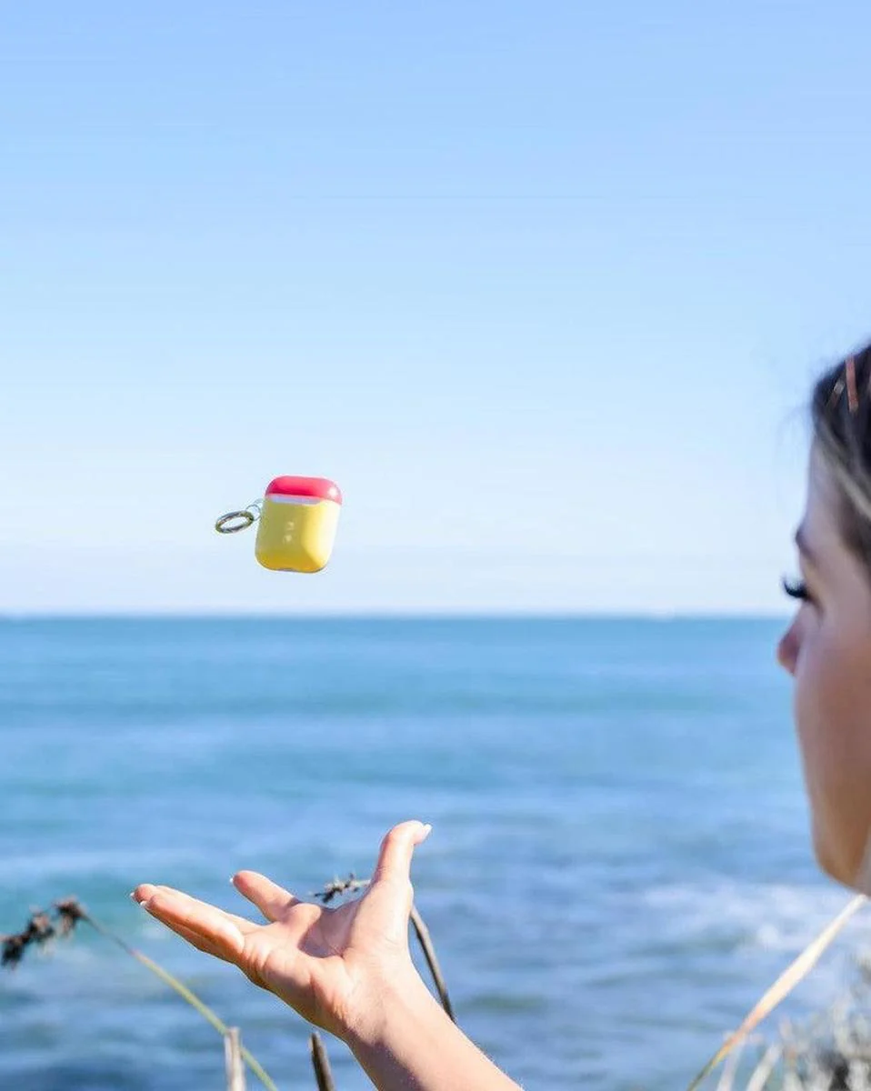 Yellow, Red & Blue | Colorblock AirPods Case - Image 13