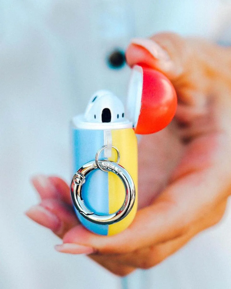 Yellow, Red & Blue | Colorblock AirPods Case - Image 14