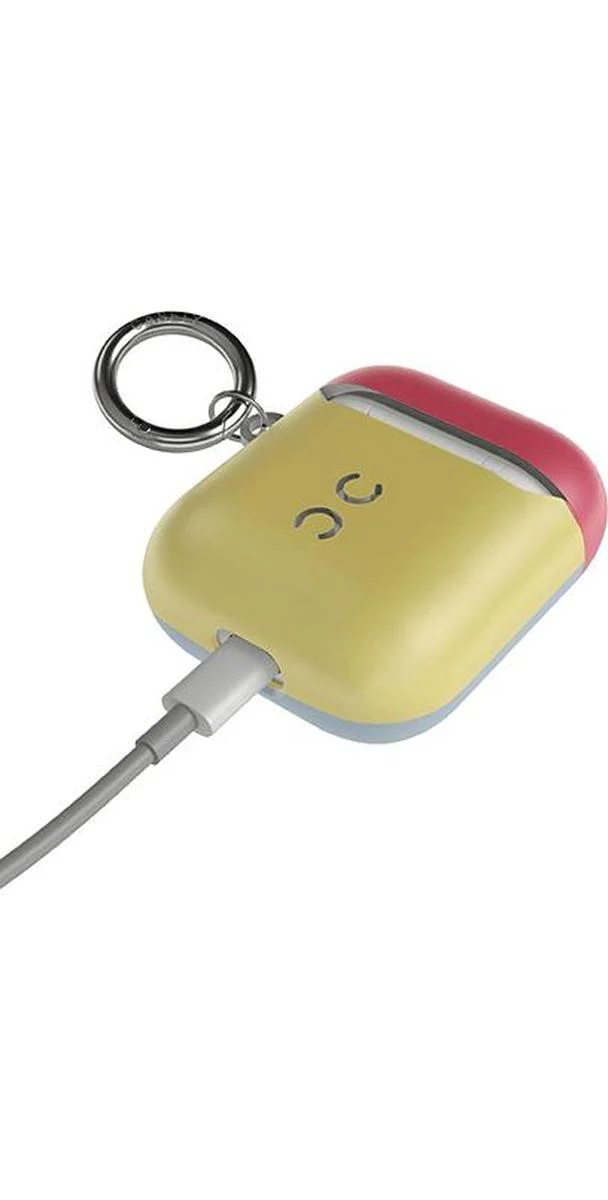 Yellow, Red & Blue | Colorblock AirPods Case - Image 2