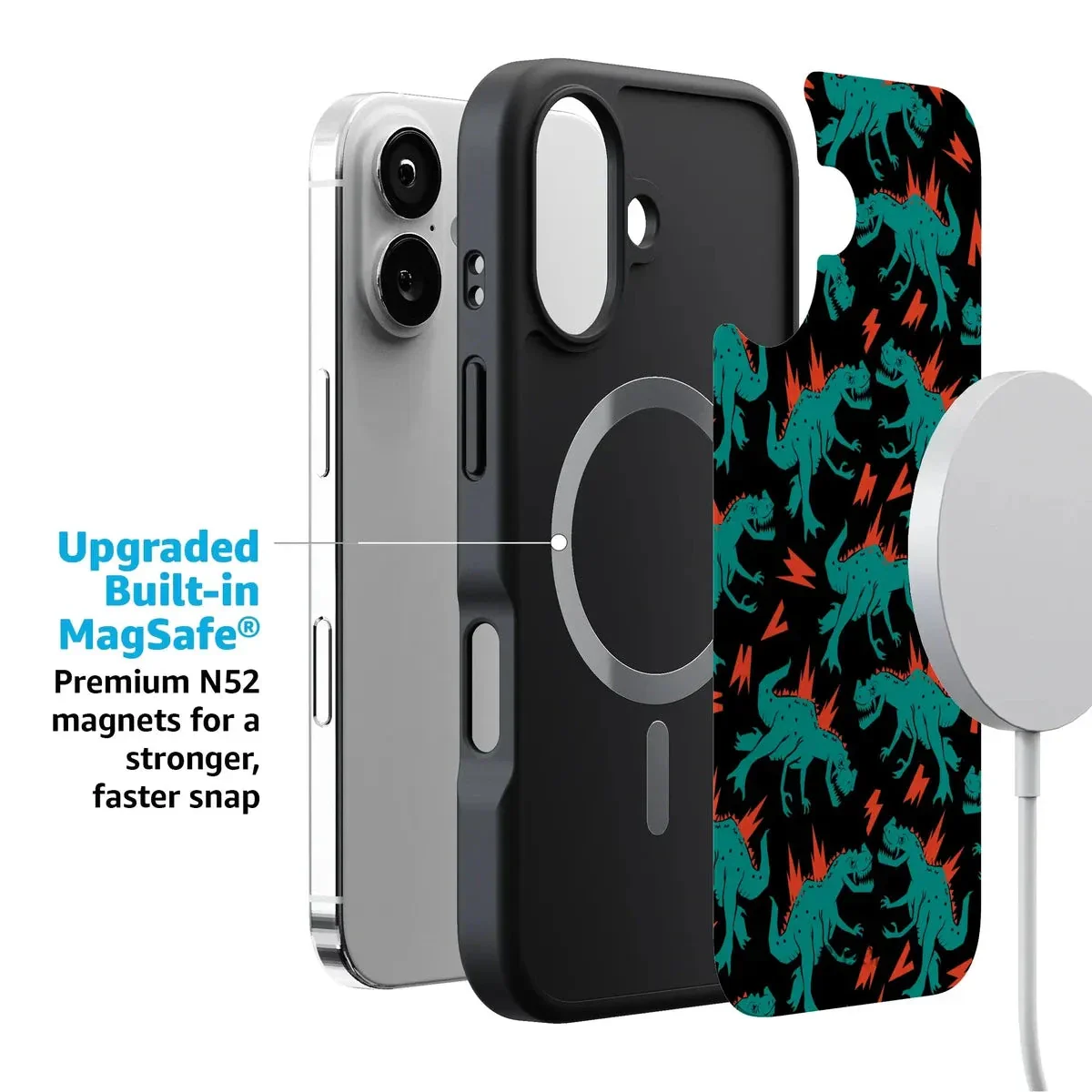 You're Dino-mite | Green Dinosaur Case - Image 192