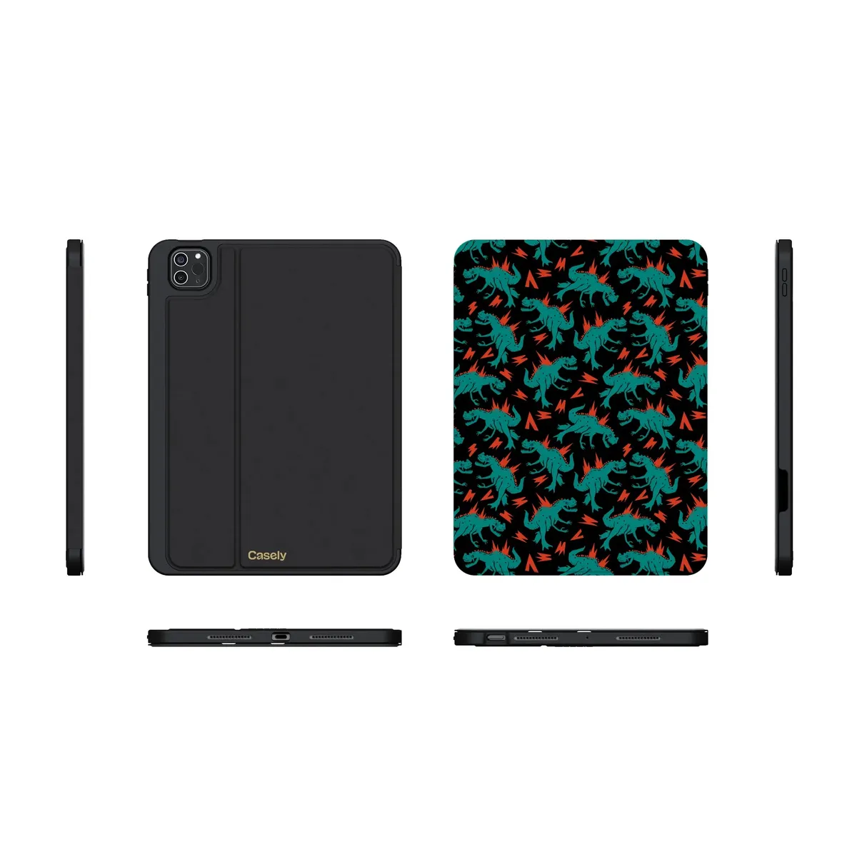 You're Dino-mite | Green Dinosaur iPad Case - Image 13
