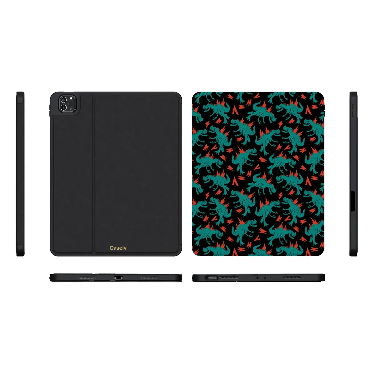 You're Dino-mite | Green Dinosaur iPad Case - Image 21