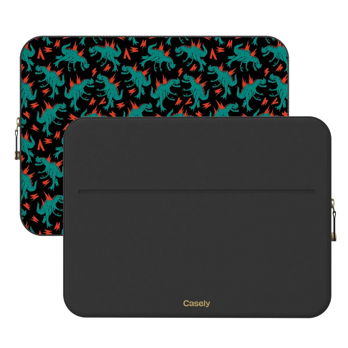 You're Dino-mite | Green Dinosaur Laptop Case - Image 2